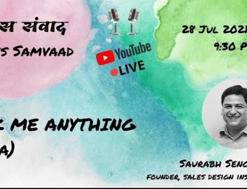 SALES SAMVAAD / सेल्स संवाद | AMA with Saurabh Sengupta